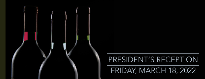 presidents reception 2022 wine bottles
